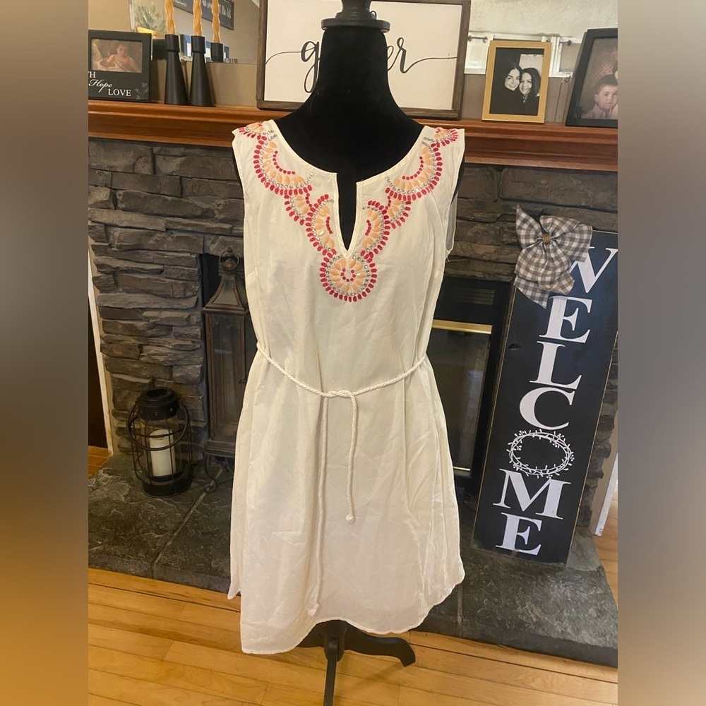 Calypso St. Barth Cotton Embroidered Dress